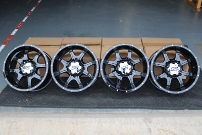 POLARIS GENERAL 1000 14" COBRA BLK ATV / UTV LLANTAS DE ALUMINIO (JUEGO 4) POL10K Foto 1 de 3