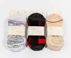 3 Pair A New Day Assorted Medium Cut No Show Socks Foot Boot Liners Sz 4-10 - Picture 1 of 2