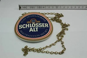 Zapfhahnschild ECHT DÜSSELDORFER SCHLÖSSER ALT BRAUTRADITION SEIT 1873  065 - Bild 1 von 1