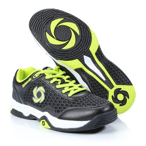 Rotasole Men Court Tennis Shoes 10 BLACK/GREEN Rotating Sole Sneakers - Picture 1 of 8