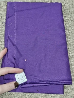 fabric - poly cotton royal purple - 144cm x 110 cm, single piece - Image 1 of 2