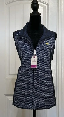 Authentic Masters Women’s Navy Blue Golf Vest, Size Large NWT - Image 1 of 4