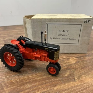 1/16 Black Knight Case 400 Super Diesel Plastic Tractor Yoder Custom Service - Picture 1 of 15