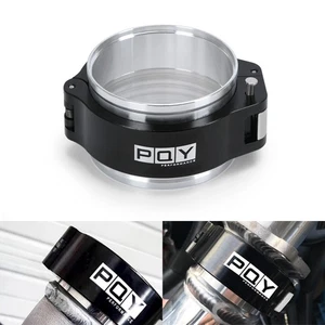 3'' Tubing HD Clamp Assembly 3.0 Inch O.D. Aluminum Black V-band Pinless Clamp - Foto 1 di 23