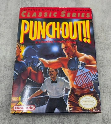Punch-Out NES Nintendo Entertainment System, 1990 CIB Complete with Poster - Image 1 of 4