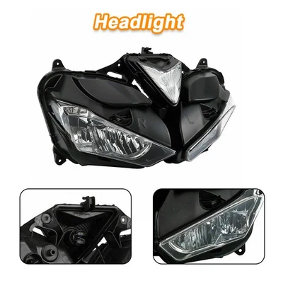 Headlight Head Lamp Assembly Clear Replacement For Yamaha YZF R3 /R25 15-2018 - Image 1 of 4