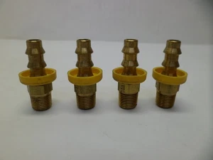 PARKER 30182-2-4B WIDERHAKENVERSCHRAUBUNG 1/8 ZOLL NPT. X 1/4" Innendurchmesser SCHLAUCH MESSING NOS 4 STÜCK - Bild 1 von 4
