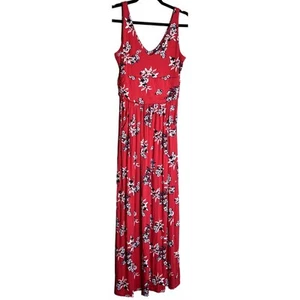ST. Tropez West Maxi Dress Women Medium Floral Tropical Coastal Beach Flattering - Picture 1 of 9