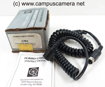 Cabo de alimentação/módulo de alimentação de bateria Quantum Turbo CM4 para Metz 45CT3/4,45CL1/3/4 - Imagem 1 de 3