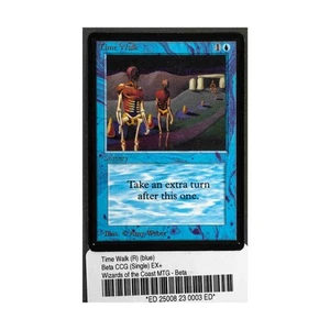 WOTC MtG Beta Time Walk (R) EX+ - Picture 1 of 2