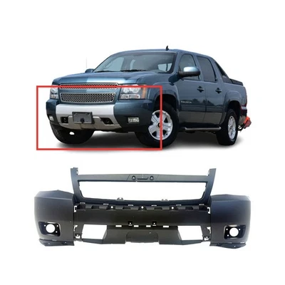 Capa de para-choque dianteiro para 2007 2010 Chevrolet Suburban 1500 2500 Tahoe Avalanche - Imagem 1 de 4