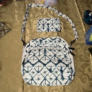 Lug Ranger & Rodeo DUO Set RFID Crossbody Purse & Wallet Diamond White Navy Blue - Picture 1 of 22