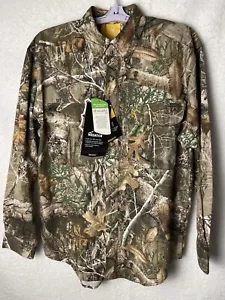 Browning Wasatch-CB Mens Size Medium Camo Button Up Long Sleeve Shirt Hunting - Picture 1 of 7