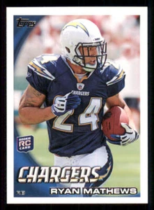 2010 Topps #403A Ryan Mathews RC/Running pose twisting - Picture 1 of 2