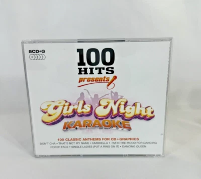 100 Hits Girls Night Out Karaoke by Various Artists 5CD+G w/Graphics - Image 1 of 3