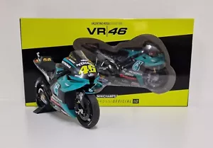 MOTOGP MINICHAMPS 1:12 VALENTINO ROSSI MODEL YAMAHA PETRONAS TEST QATAR 2021 - Picture 1 of 9