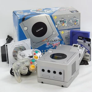 Nintendo GameCube Silver Console Enjoy Plus DOL-101 JP For Japan System 5122 - Picture 1 of 19