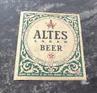 A) Irtp Altes Lager Beer 12 Oz Bottle Label Tivoli Brewing Co Detroit Mi 3.2 -7%