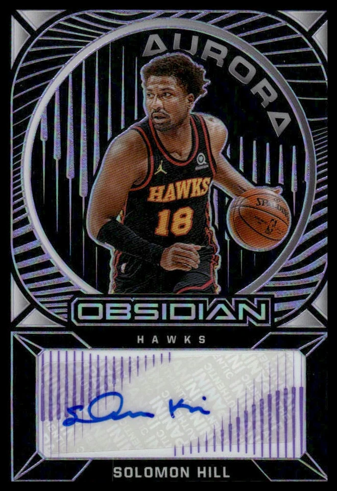 2020-21 Panini Obsidian #AU-SLH Solomon Hill Aurora Autographs /75 - Image 1 of 2
