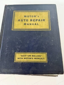 Original Vintage 1952 MOTOR’S Auto Repair Manual 1935-1952 Models & Brands - Foto 1 di 11