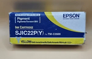 ABGELAUFEN: Epson SJIC22P(Y) - Gelb - Original - Tintenpatrone - Bild 1 von 10