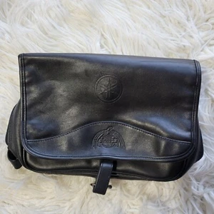 Dopp Leather Men's Travel Kit Toiletry Shaving Zippered Case Black With Hook - Picture 1 of 6