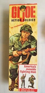 Vintage 1964 Hasbro Blonde G.I. Joe Action Soldier #7500 Original Box w/inserts - Picture 1 of 21