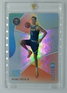 2018-19 Panini Status Orange Michael Porter Jr Rookie RC #136, Nuggets, Parallel