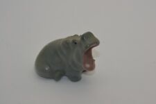 Vintage Tiny Hippopotamus USSR Lomonosov Porcelain Figure