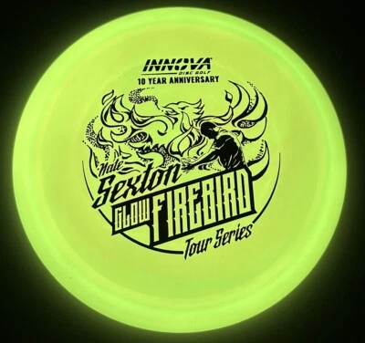 Innova Nate Sexton 10 Year Anniversary Champion Glow Firebird 173-5g NEW - Image 1 of 3