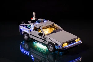 Brickbooster LED Lighting Kit for Lego 10300 "Back to the Future Time Machine" - Picture 1 of 6
