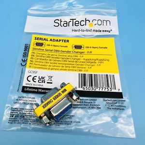 StarTech GC9SF Slimline DB9 Serial Gender Changer - F/F - Bild 1 von 3