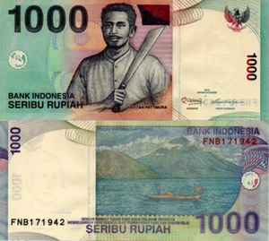 Indonesia 1000 Rupiah 2013 P141 UNC P 141 - Picture 1 of 1