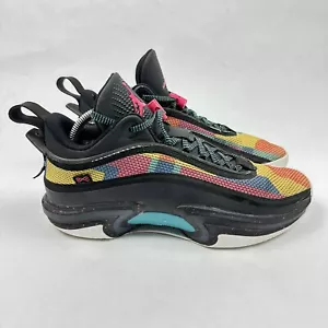 Nike Air Jordan 36 Low Black Multi- Color DH0833-063 Men's Basketball Size 9.5 - Picture 1 of 10