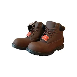 Safe T Step Stahlkappe Braun Stiefel Öl- & Rutschfest Herren 7,5 W Damen 9 W - Bild 1 von 10