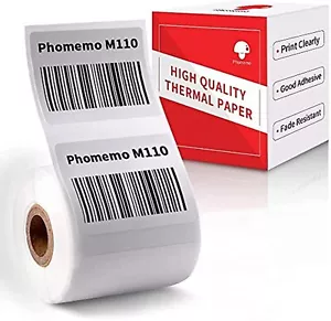 M110 Label Multi-Purpose Self-Adhesive Thermal Paper Compatible with M220 M22... - Picture 1 of 6