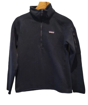 Patagonia Better Suéter Chaqueta Polar Para Mujer Mediana 1/4 Cremallera Nuevo Azul Marino Nuevo Con Etiquetas  Foto 1 de 4