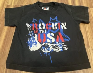 ✔️Vintage Rockin The USA TNT trau loevner boys short sleeve shirt size Kids 4T - Picture 1 of 5
