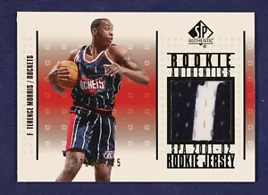 Auténtico novato auténtico SP 2001-02 #RATM Terence Morris 2 colores Rockets #d - Imagen 1 de 2