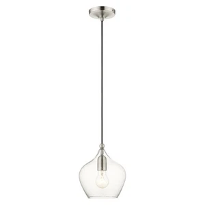 Livex Lighting 49088-91 1 Light Pendant in Contemporary Style - 8 Inches wide by - Picture 1 of 4
