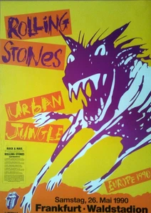ROLLING STONES 1990 FRANKFURT -orig. Concert Poster - Konzert Plakat - DIN A0 xx - Picture 1 of 1