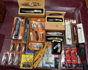 Knives Lot Of 36 Various Brands Winchester M Tech Elk Ridge Multitools Bundle - Picture 1 of 16
