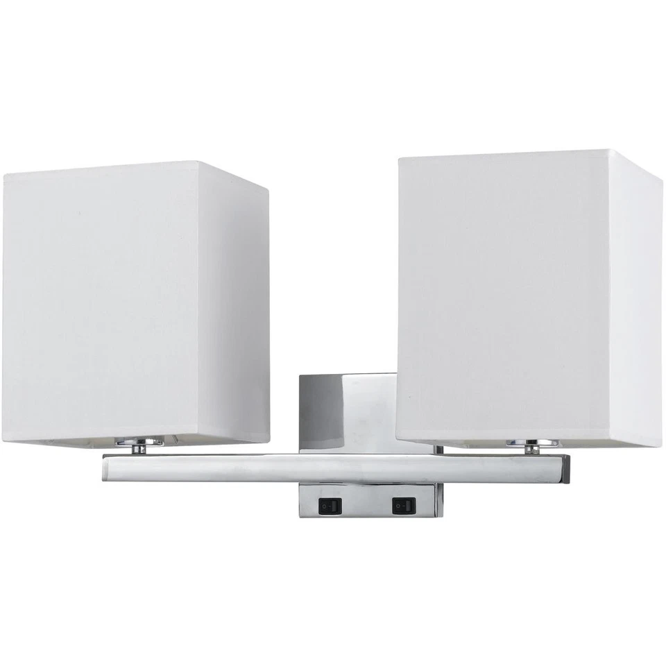 CAL Lighting & Accessories LA-8028W2L-1-BS Signature Wall Sconce Brushed Steel - Image 1 of 1