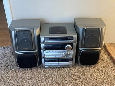 AIWA CX-ZL 31 5 光盘 CD 播放器 搁板 立体声 调幅 调频 收音机 扬声器 — 第 1/4 张图片