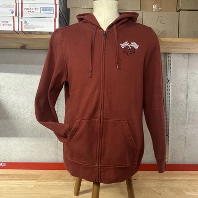 Fox Racing Full Zip Hoodie Women’s XL Burnt Orange - Image 1 of 4