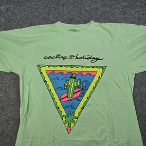 Vintage Sun Sportswear Shirt Mens Large Cactus Funny Surf Graphic 90s Tee - Picture 1 of 11