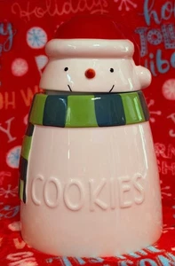 Hallmark 2015 Weihnachten Schneemann Keksdose - 9" hoch - TOP! - Bild 1 von 11