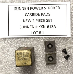 NEW SUNNEN KKN-613A CARBIDE PADS FOR POWER STROKER HOLDING FIXTURES - LOT # 1 - Picture 1 of 1