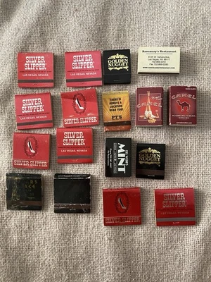 Vintage Las Vegas casinos matchboxes Lot Of 17 - Image 1 of 4