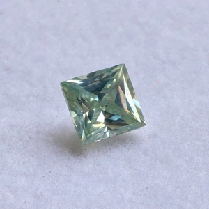 Lab Grown Blue Loose Diamond 1.05 Carat H / VVS2 Cushion Cut 5.7 mm P455 - Picture 1 of 8
